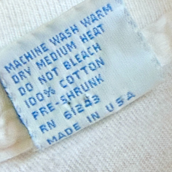 Vintage 80s Halloween Hand-Painted Long Sleeve Tee Made in USA, Med / Sm - Picture 9 of 12